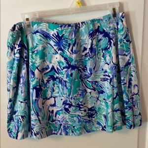 Lily Pulitzer Tropical Skort Large